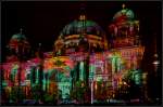 Google Plus Fotowalk 'Festival of Lights': Am 15.10.2014 war in Berlin das Festival of Lights angesagt. Am Berliner Dom wurden viele farbenfrohe Motive an die Fassade projeziert.