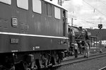 In der Lokaufstellung zur Lokparade beim Sommerfest in Koblenz am 18.06.2016 standen E50 091 und 01 150 bereit.