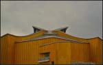 Fassaden und Dachgestaltung der Berliner Philharmonie in Berlin-Tiergarten