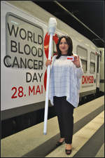 Beim World Blood Cancer Day am 28.