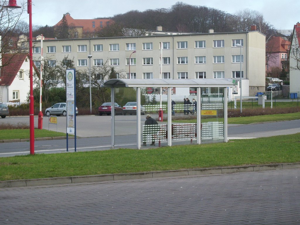 Bergen Busbahnhof als Sonderbushaltestelle.