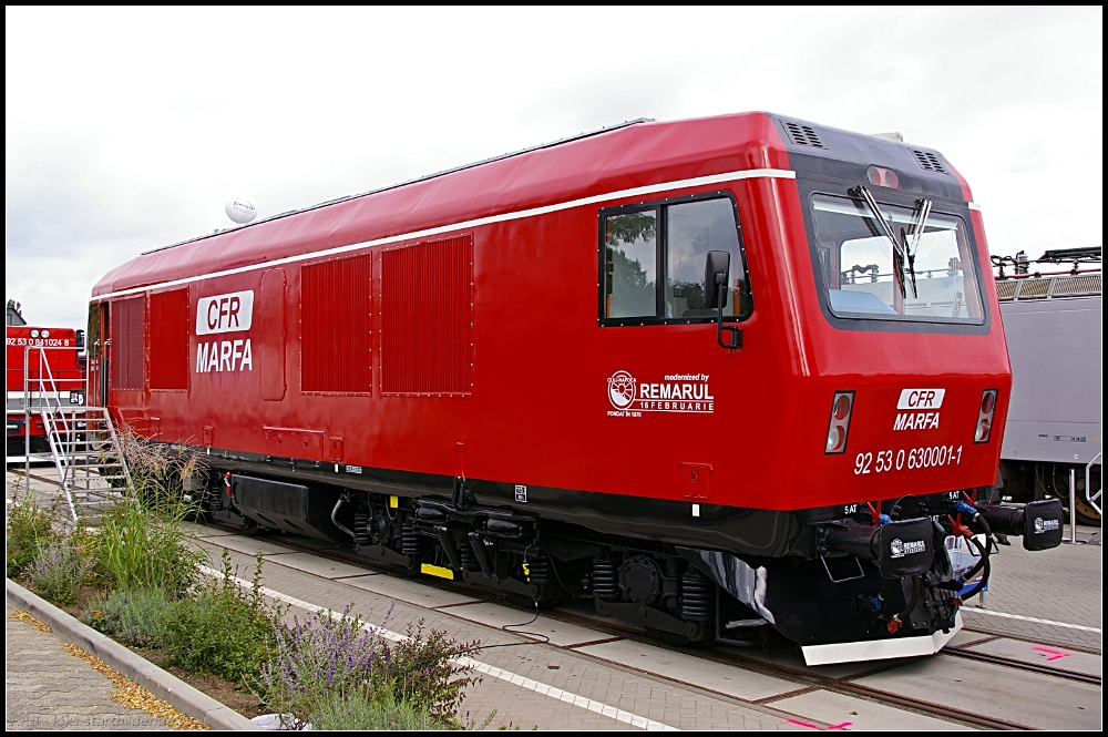 CFR 630 001-1 zeigt sich als modernisierte Variante (NVR-Nummer 92 53 0630001-1; INNOTRANS 2010 berlin 21.09.2010)