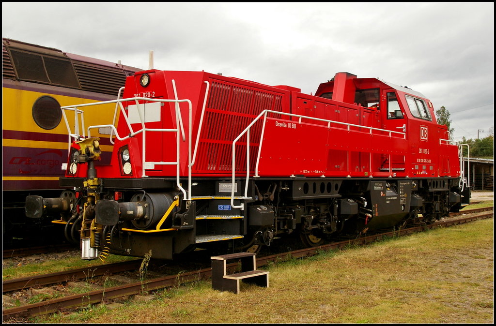 DB Cargo 261 020-2 war am 09.09.2017 zu Gast bei dem Familienfest der Magdeburger Eisenbahnfreunde e.V. (MEBF) am Wissenschaftshafen in Magdeburg Neustadt