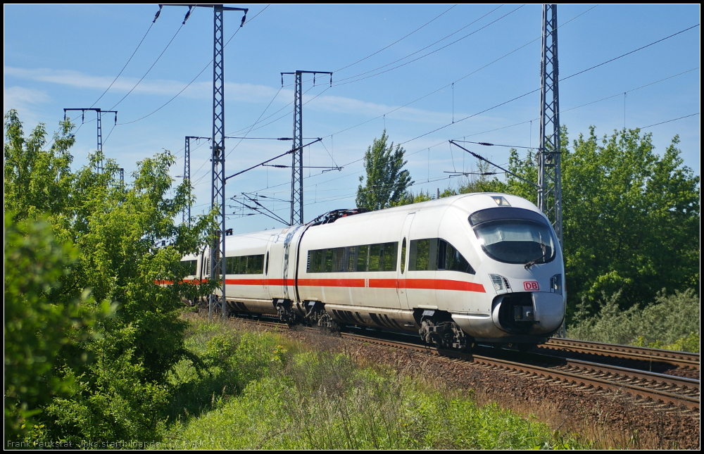 DB Fernverkehr 411 068 am 05.06.2013 in der Berliner Wuhlheide (Tz 1168)