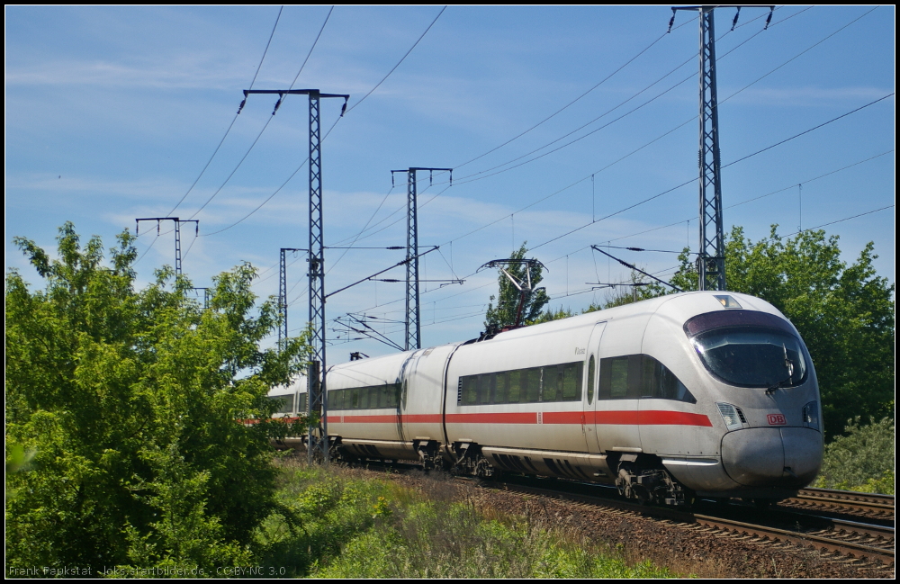 DB Fernverkehr 411 071  Oschatz  am 05.06.2013 in der Berliner Wuhlheide (Tz 1171)