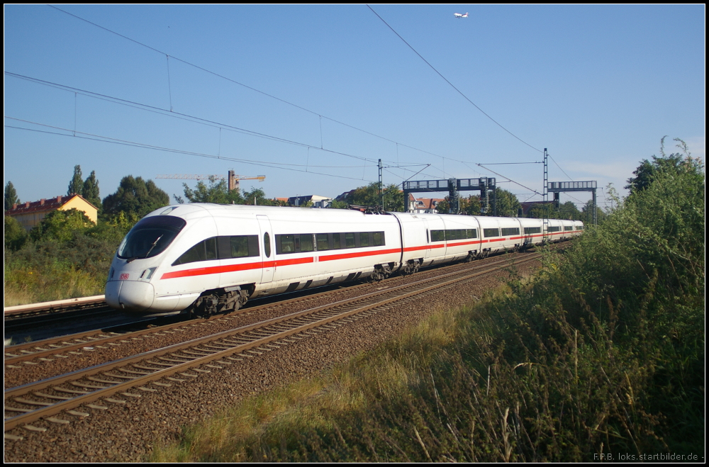 DB Fernverkehr Tz 1174 / 411 074 als Leergarnitur am 13.09.2012 in Berlin Bornholmer Strae