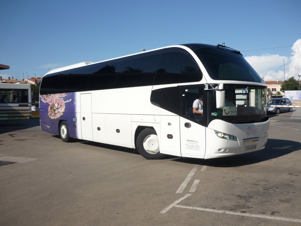 Ein schner Neoplan- Cityliner in Opatija /Kroatien. im Okt. 2012