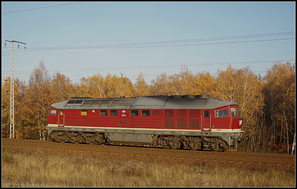 LEG 132 004-3 / 232 204 solo nach Angermünde am 14.11.2012 in der Berliner Wuhlheide