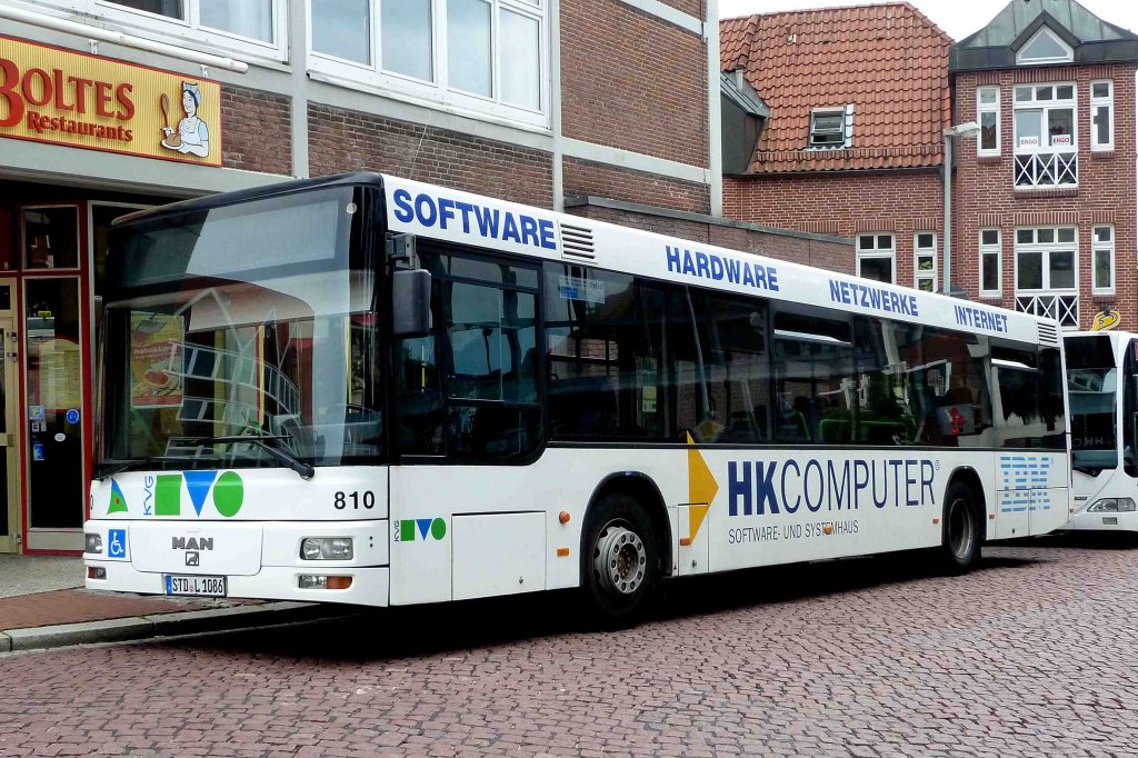 MAN als Linienbus der KVG Stade, Juli 2012