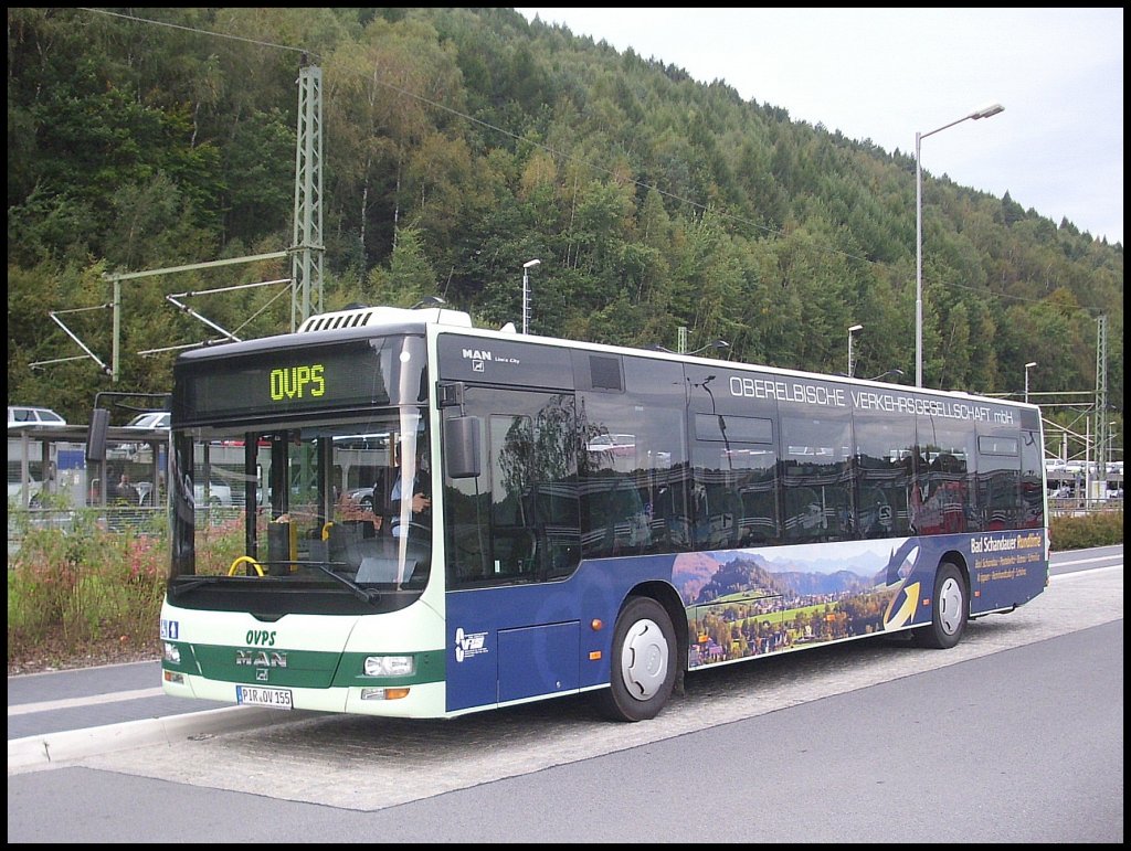 MAN Lion's City der Oberelbische Verkehrsgesellschaft in Bad Schandau.