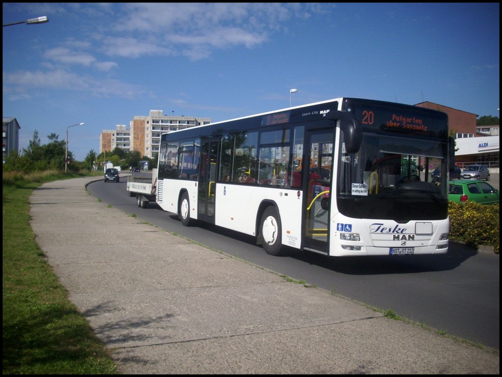 MAN Lion's City von Teske in Sassnitz.