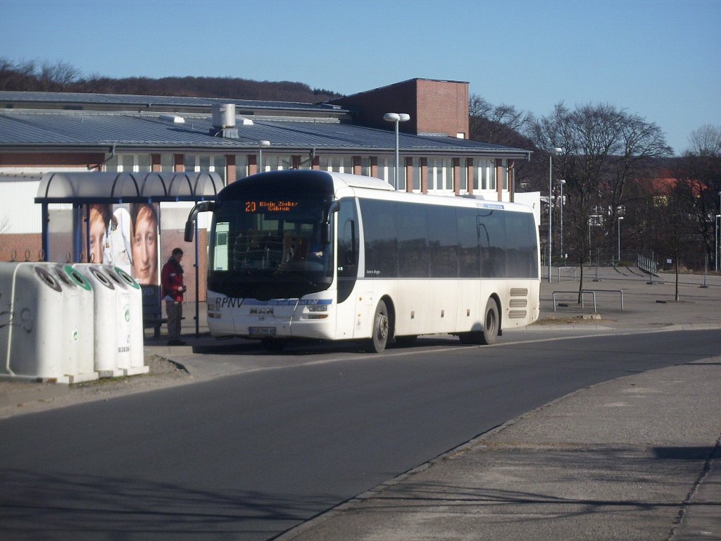 MAN Lion's Regio der RPNV in Sassnitz.