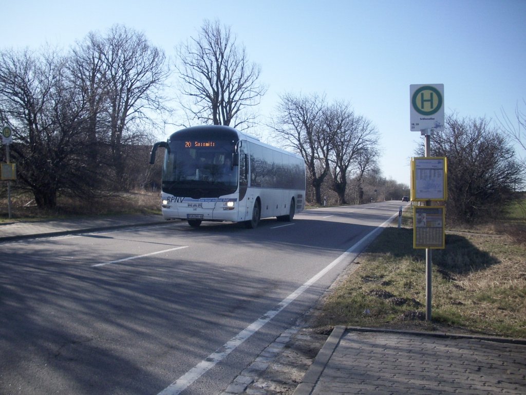 MAN Lion's Regio der RPNV in Sassnitz.