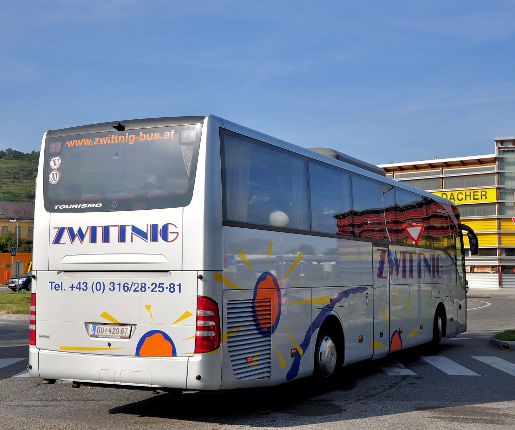 MERCEDES BENZ TOURISMO von ZWITTNIG Reisen aus sterreich.Krems,Sptember 2012.