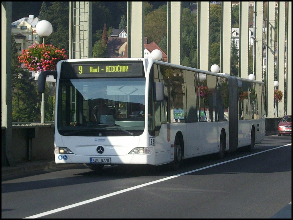 Mercedes Citaro II von Dopravni podnik mesta Decina a.s. in Dĕčn.