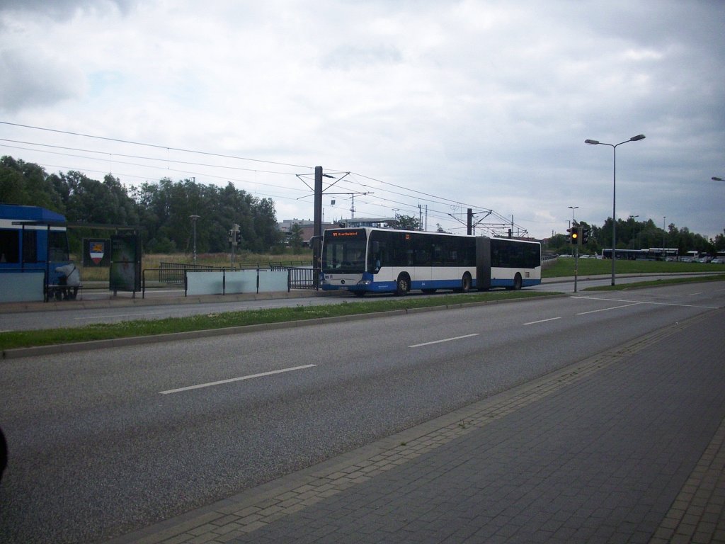 Mercedes Citaro II der Rostocker Straenbahn AG in Rostock. 

