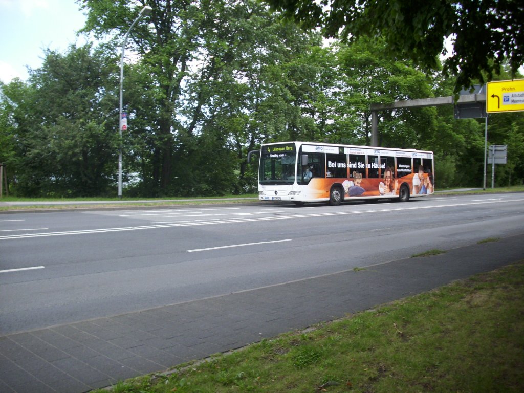 Mercedes Citaro II der Stadtwerke Stralsund (SWS) in Stralsund. 

