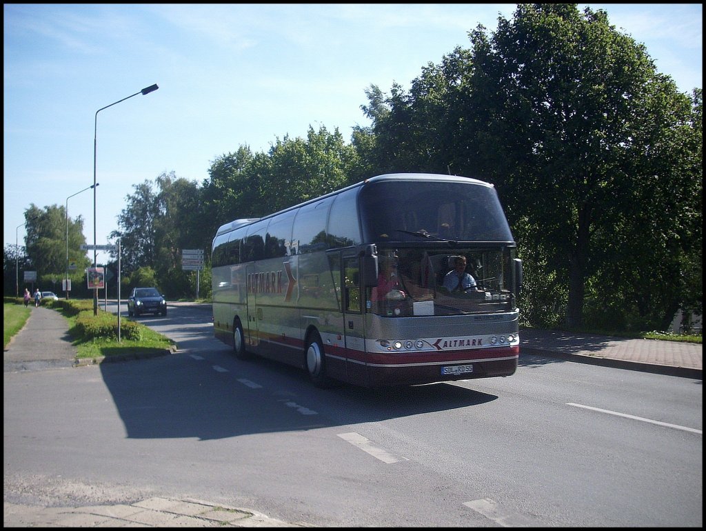 Neoplan Cityliner von Altmark aus Deutschland in Sassnitz.