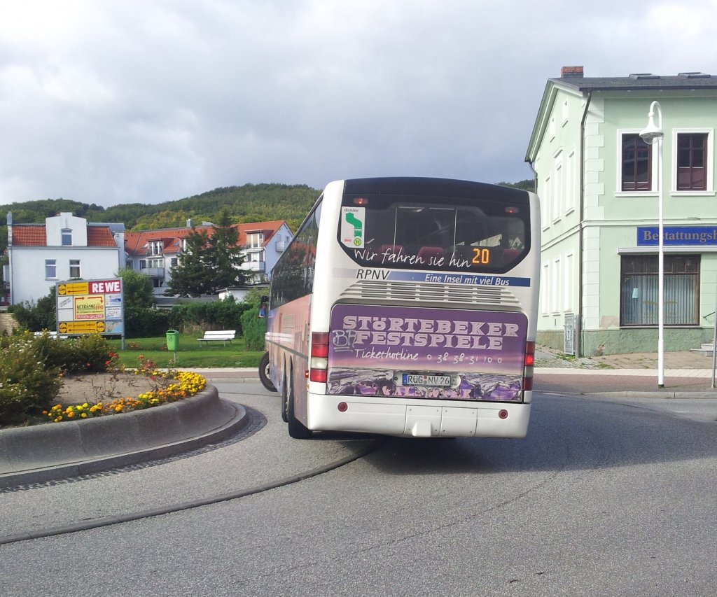 Neoplan Euroliner der RPNV in Sassnitz.