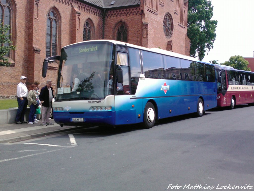 Neoplan der Kstenbus GmbH in Warnemnde am 22.6.13