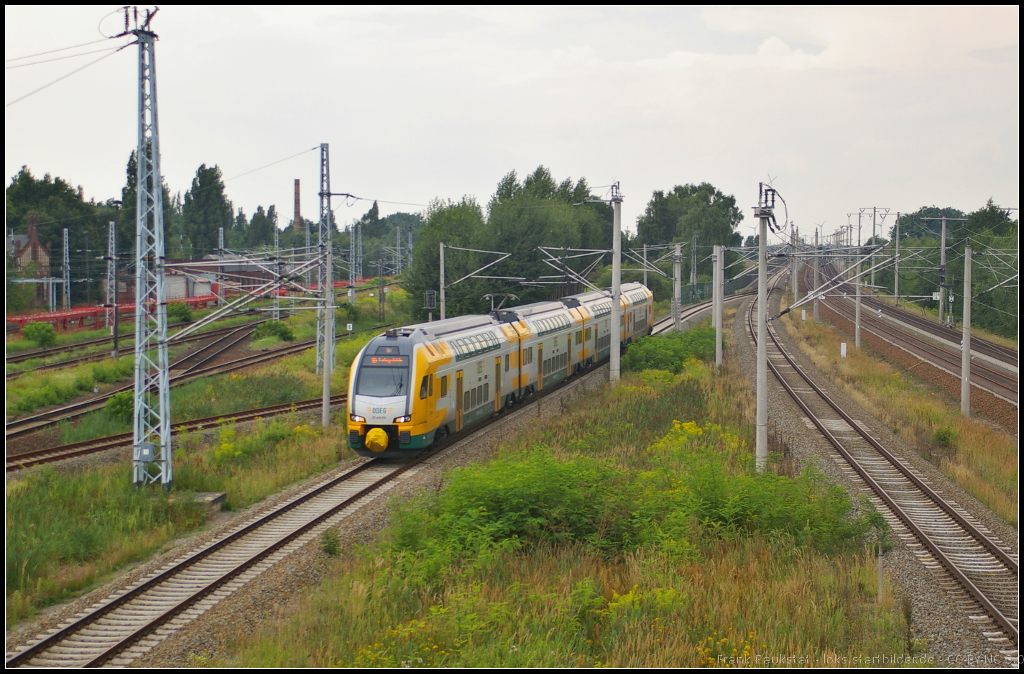 ODEG ET 445.115 als RE4 Ludwigsfelde am 10.08.2013 in Wustermark-Elstal