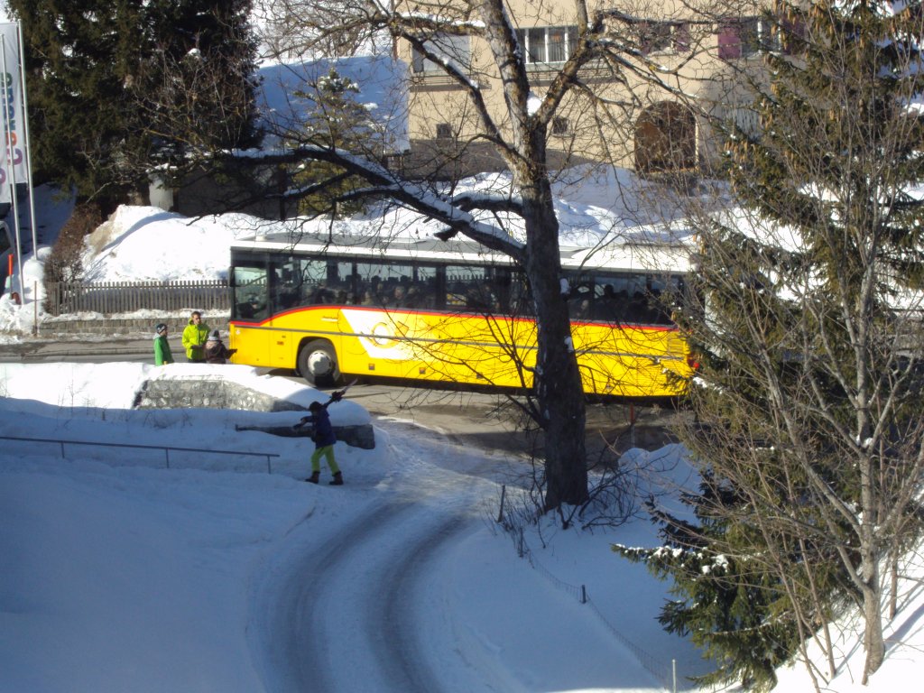 POSTAUTO-Mercedes Integro in Churwalden am 21.2.13