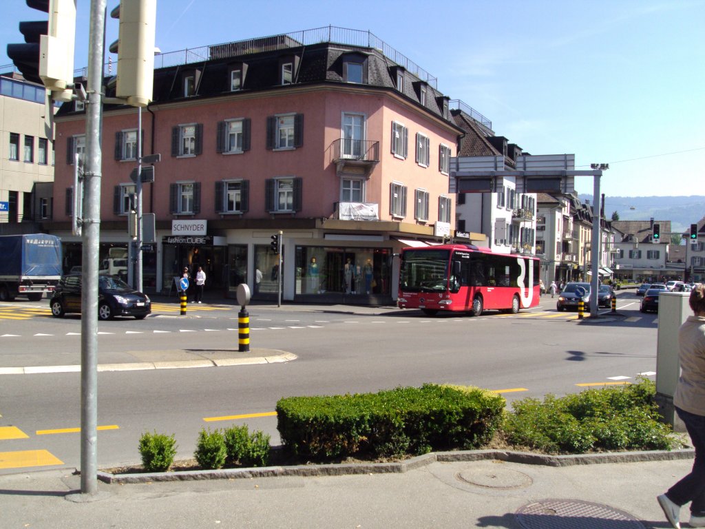 RJ-Mercedes Citaro NR.203 Baujahr 2008 in Rapperswil am 2.5.11