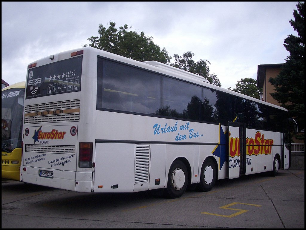 Setra 319 GT-HD von Eurostar/Bentheimer Eisenbahn aus Deutschland in Sassnitz.