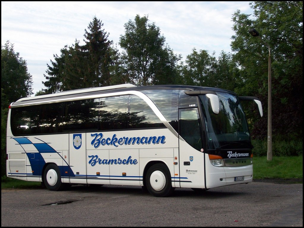 Setra 411 HD von Beckermann aus Deutschland in Bergen.