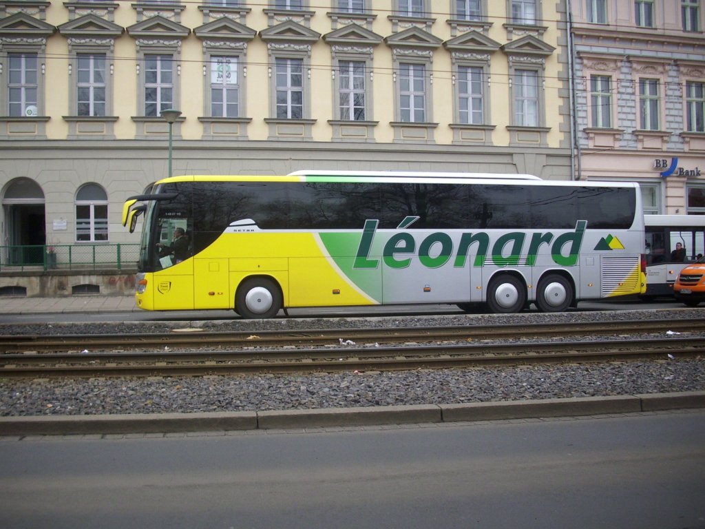 Setra 416 GT-HD von Lonard aus Belgien in Potsdam.