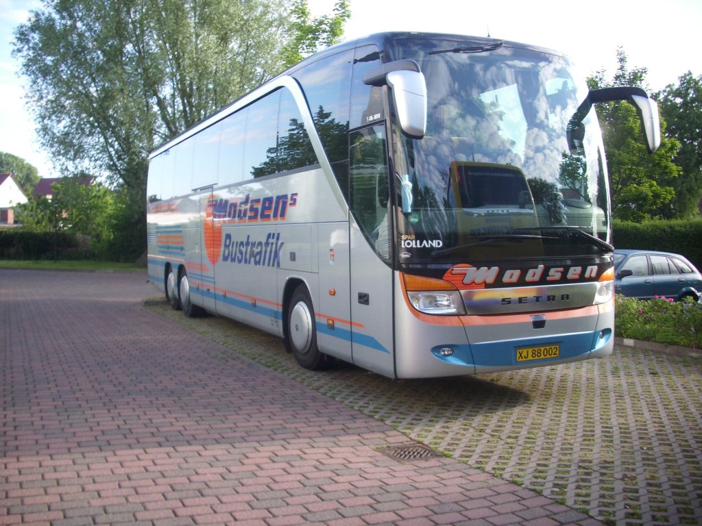 Setra 416 HDH von Madsen aus Dnemark in Bergen.