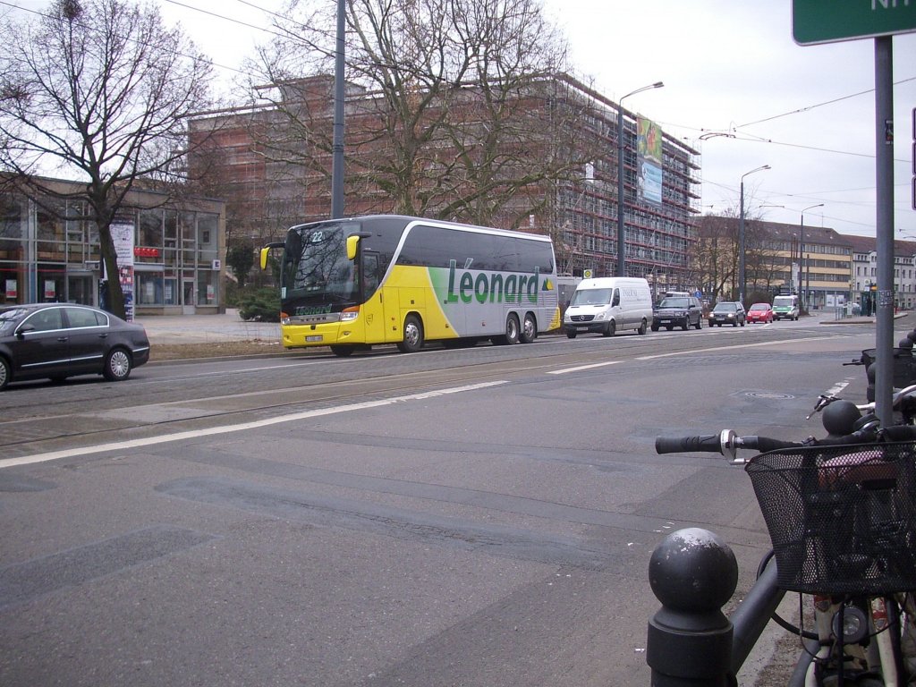 Setra 417 HDH von Lonard aus Belgien in Potsdam.