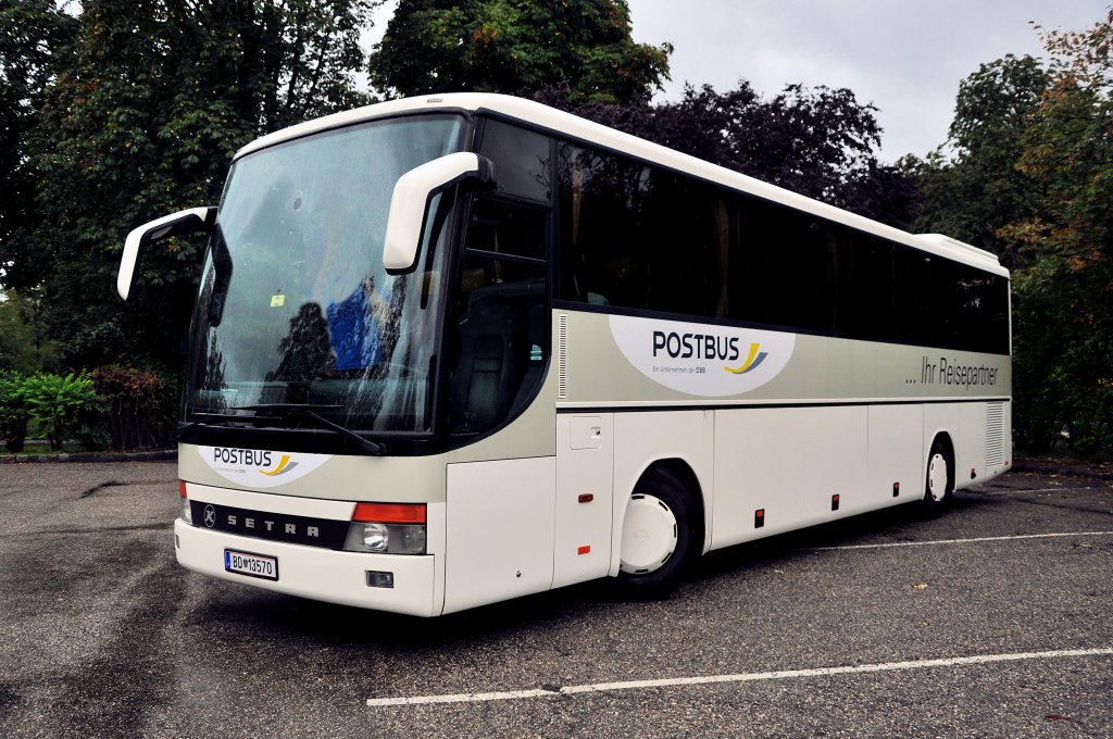 SETRA S315 GT-HD POSTBUS der BB im September 2012 in Krems.