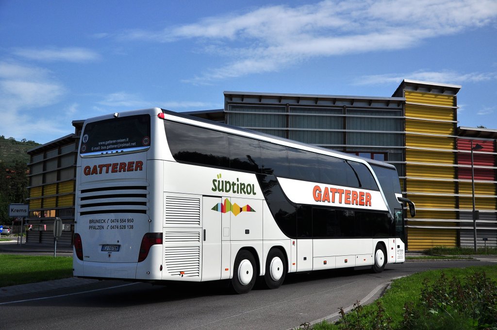 SETRA S431 DT von GATTERER aus Sdtirol am 19.5.2013 in Krems an der Donau.