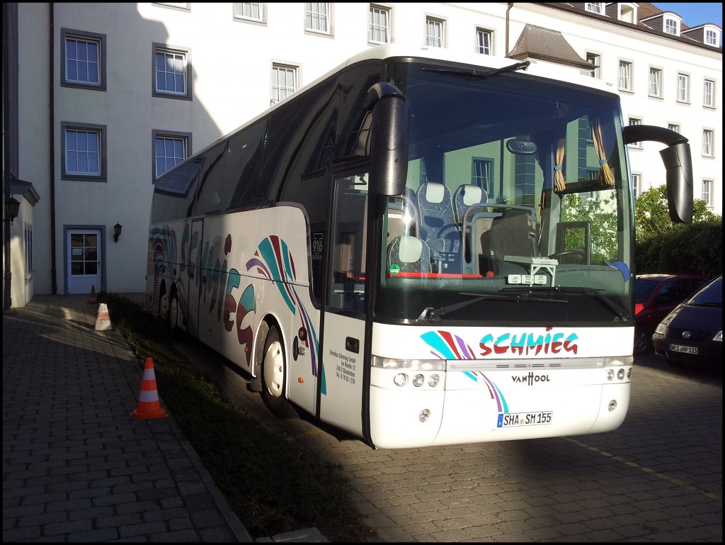 Van Hool T916 von Schmieg aus Deutschland in Sassnitz.