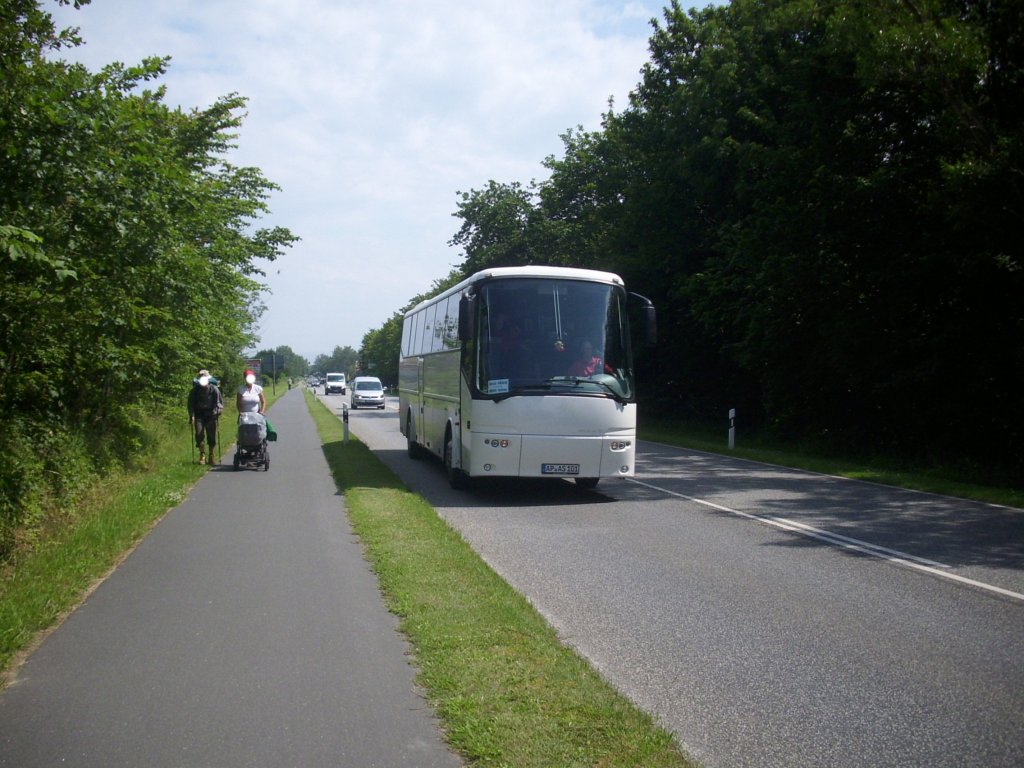 VDL Bova Futura aus Deutschland in Sassnitz.