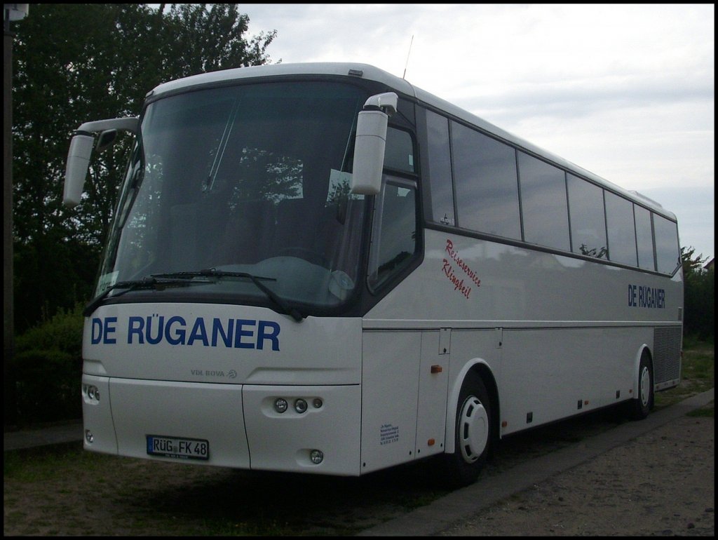 VDL Bova Futura von De Rganer aus Deutschland in Sassnitz.