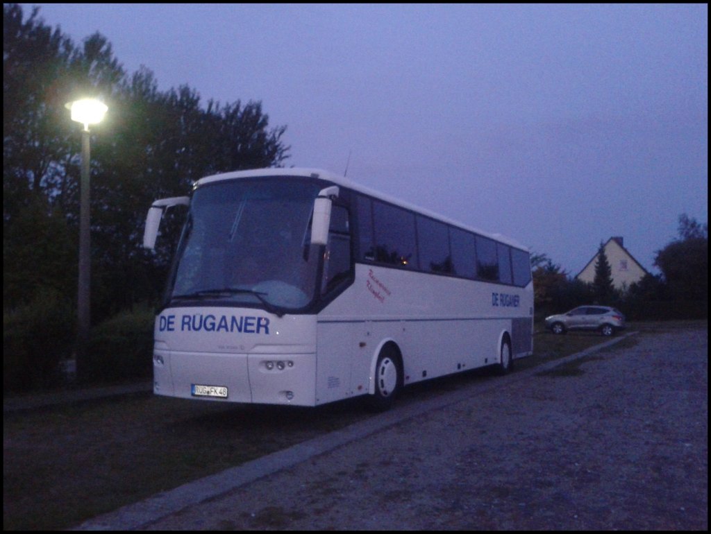 VDL Bova Futura von De Rganer aus Deutschland in Sassnitz.