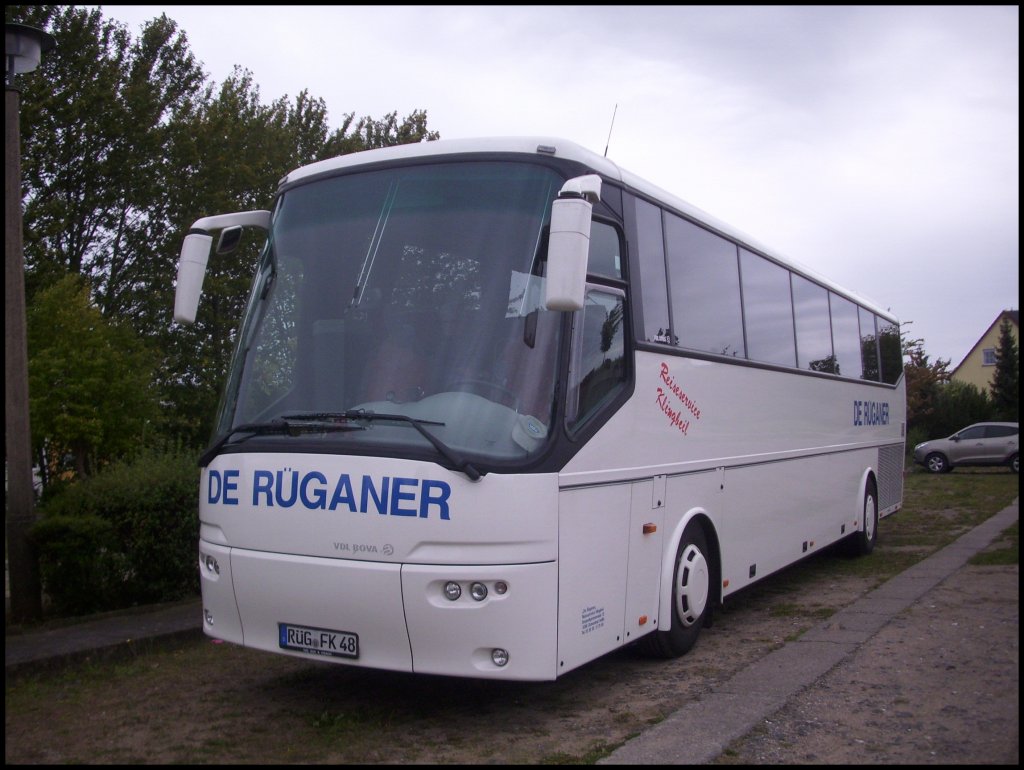 VDL Bova Futura von De Rganer aus Deutschland in Sassnitz.