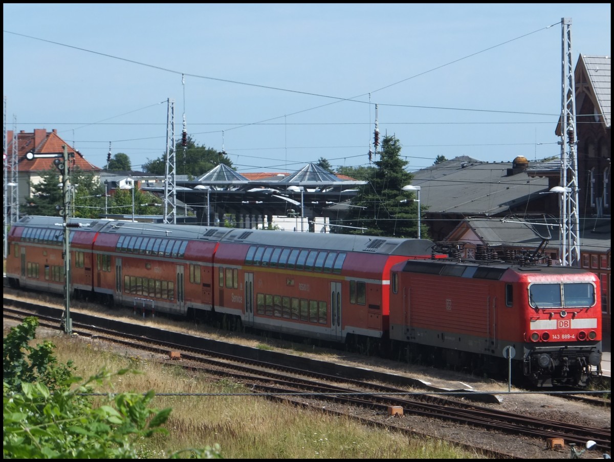 143 889-4 in Sassnitz am 05.08.2013 