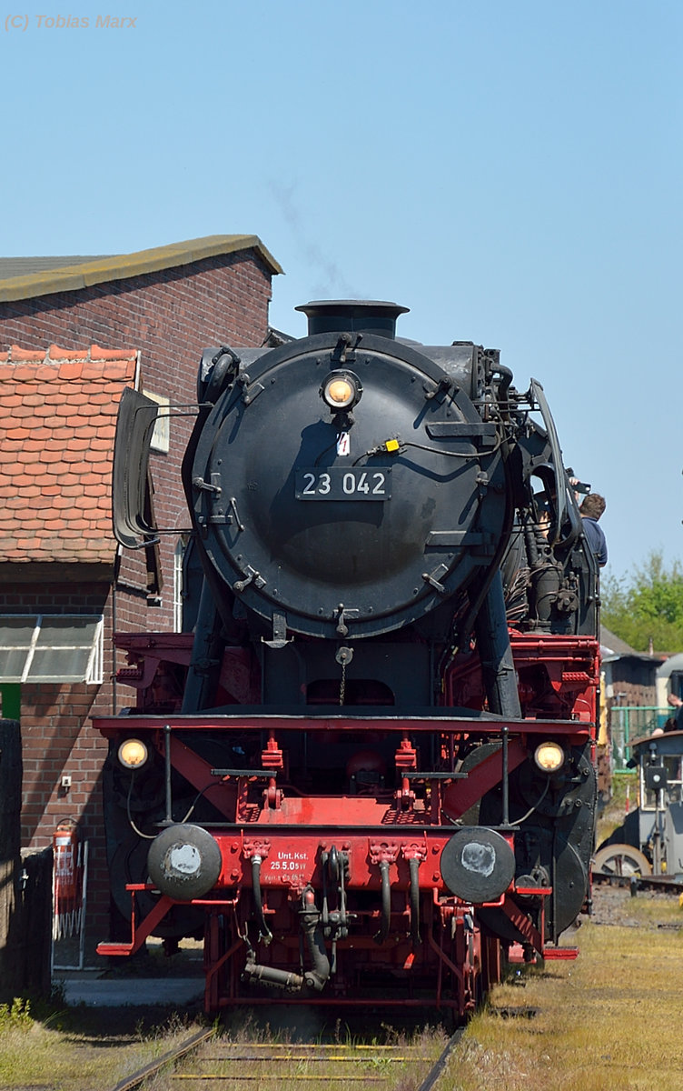 23 042 bei Fhrerstandsmitfahrten am 07.05.2016