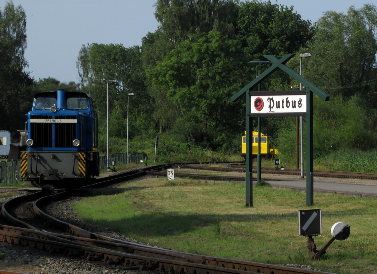 251 901-5 am 02.08.2014 in Putbus