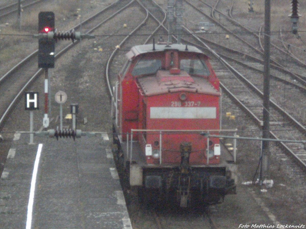 298 337-7 abgestellt in Neubrandenburg am 14.12.13 