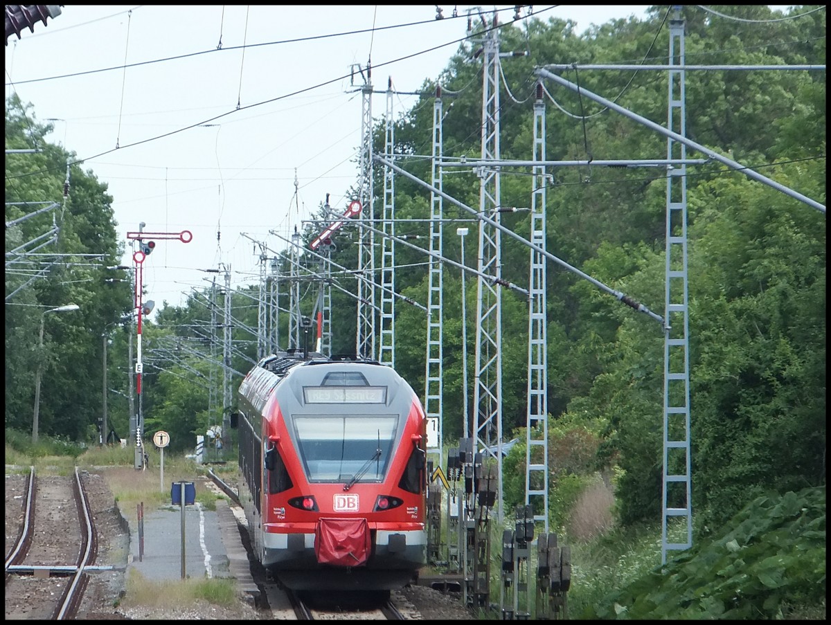 5-teilger Stadtler Flirt (BR 429) als Hanse-Express in Sassnitz am 16.06.2013 
