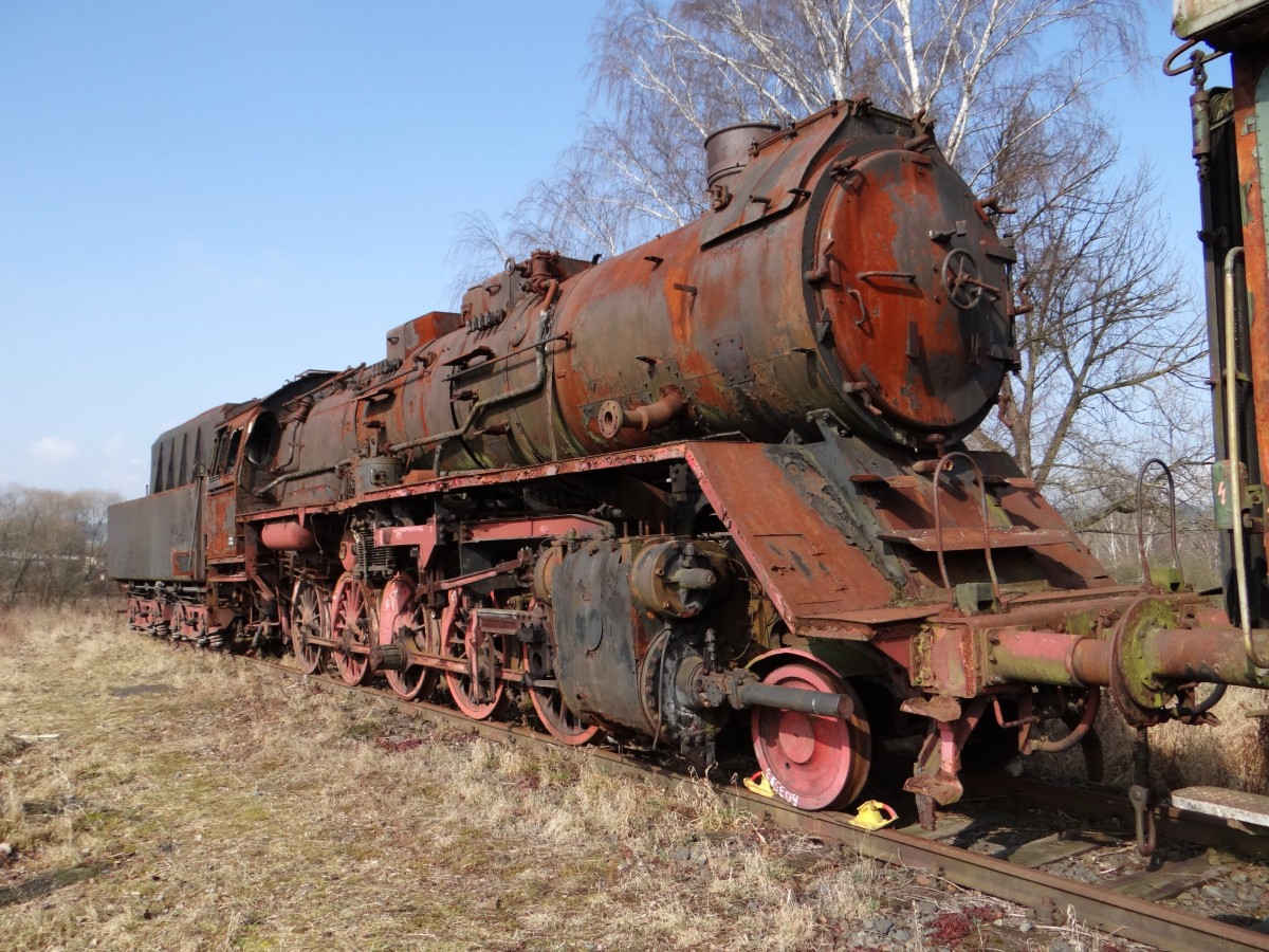 50 3523 ist hier am 05.03.14 beim Modell- und Eisenbahnclub Selb-Rehau e.V. zusehen. Vereinsmitglieder waren vor Ort / Fotoerlaubnis