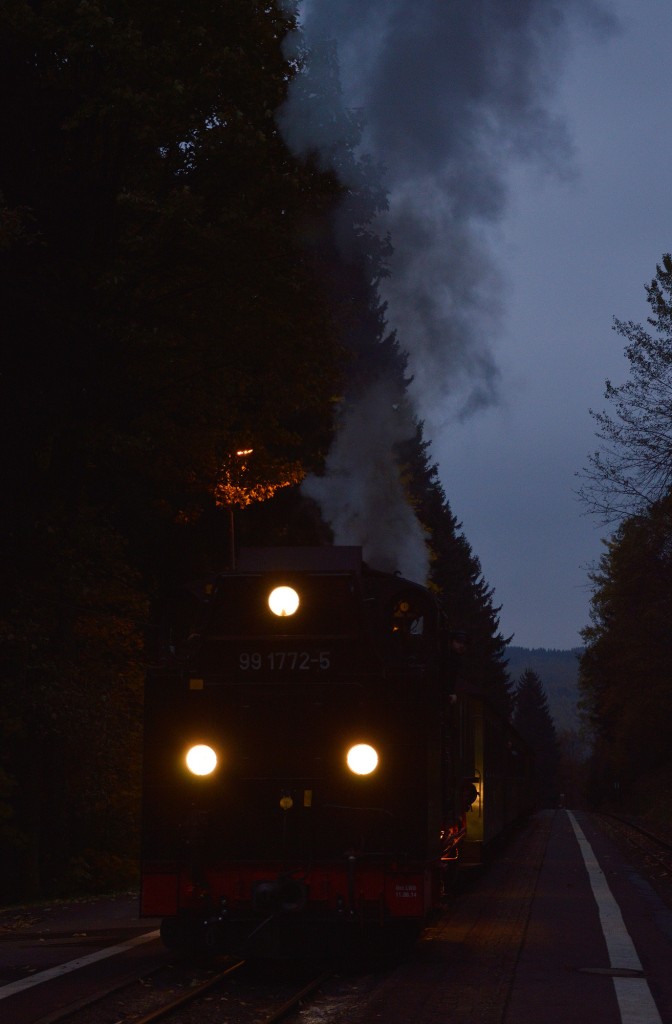 99 1772-5 mit P 1010 in Niederschlag am 25.10.2015