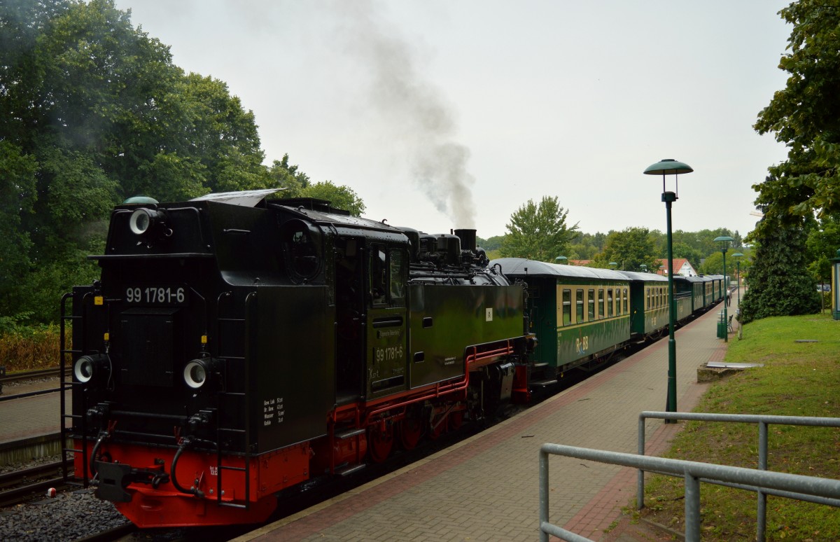 99 1781-6 mit P 101 in Binz am 08.08.2015 