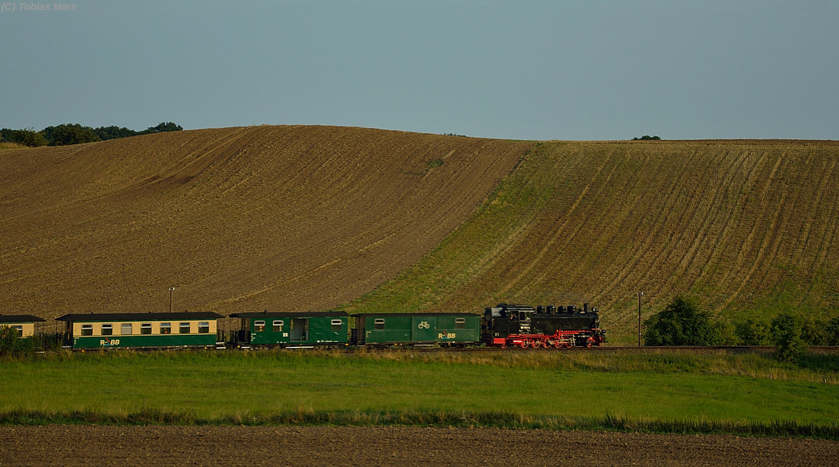 99 1782-4 kurz hinter Seelvitz am 23.07.2016 mit P 232