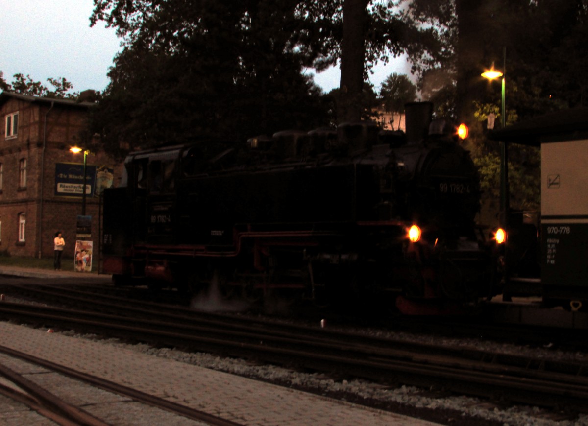 99 1782-4 kurz nach der Ankunft mit P 113 in Göhren am 01.08.2014