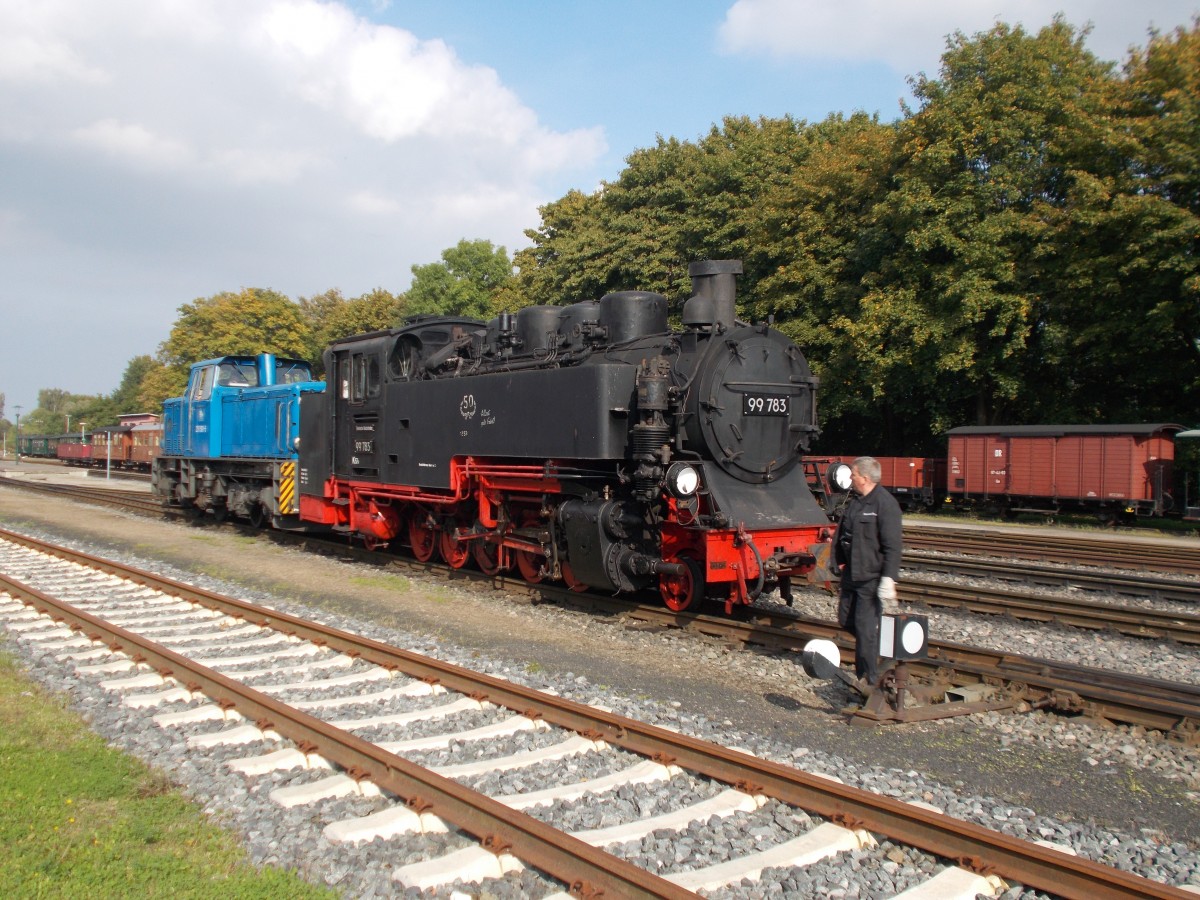 99 (1)783 wurde,am 29.September 2014,kurzweilig in Putbus umgesetzt.